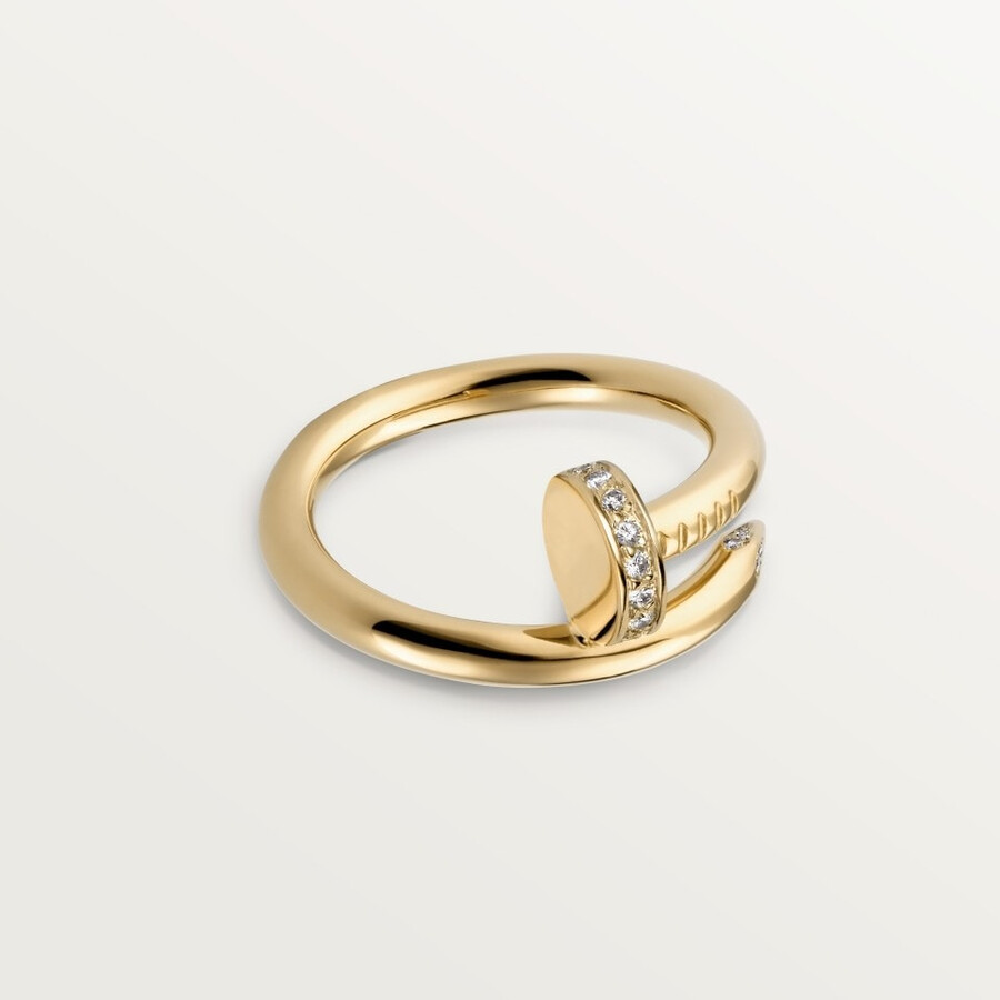 juste un clou ring classic model diamonds