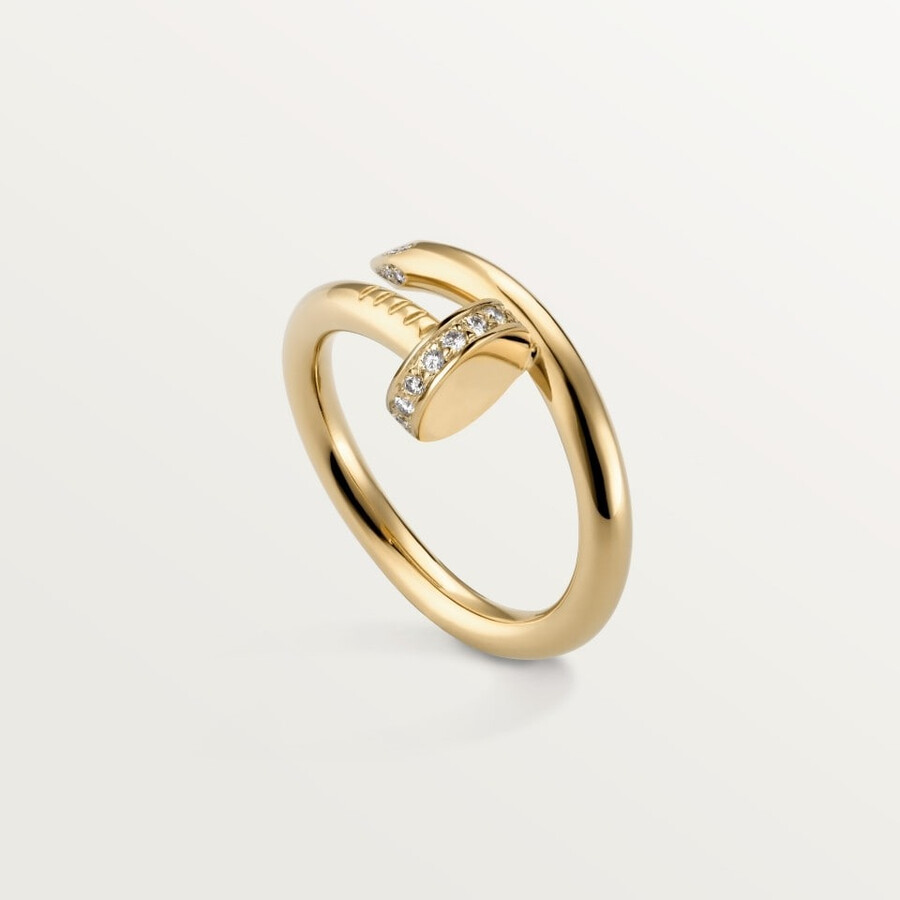 juste un clou ring classic model diamonds