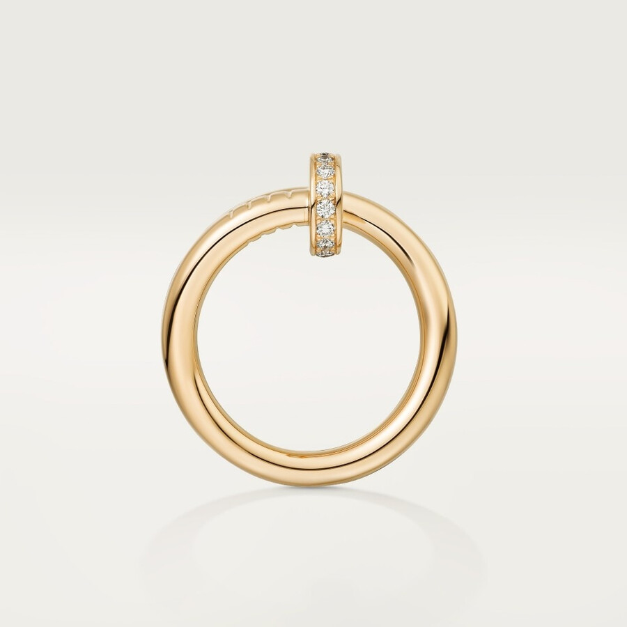 juste un clou ring classic model diamonds