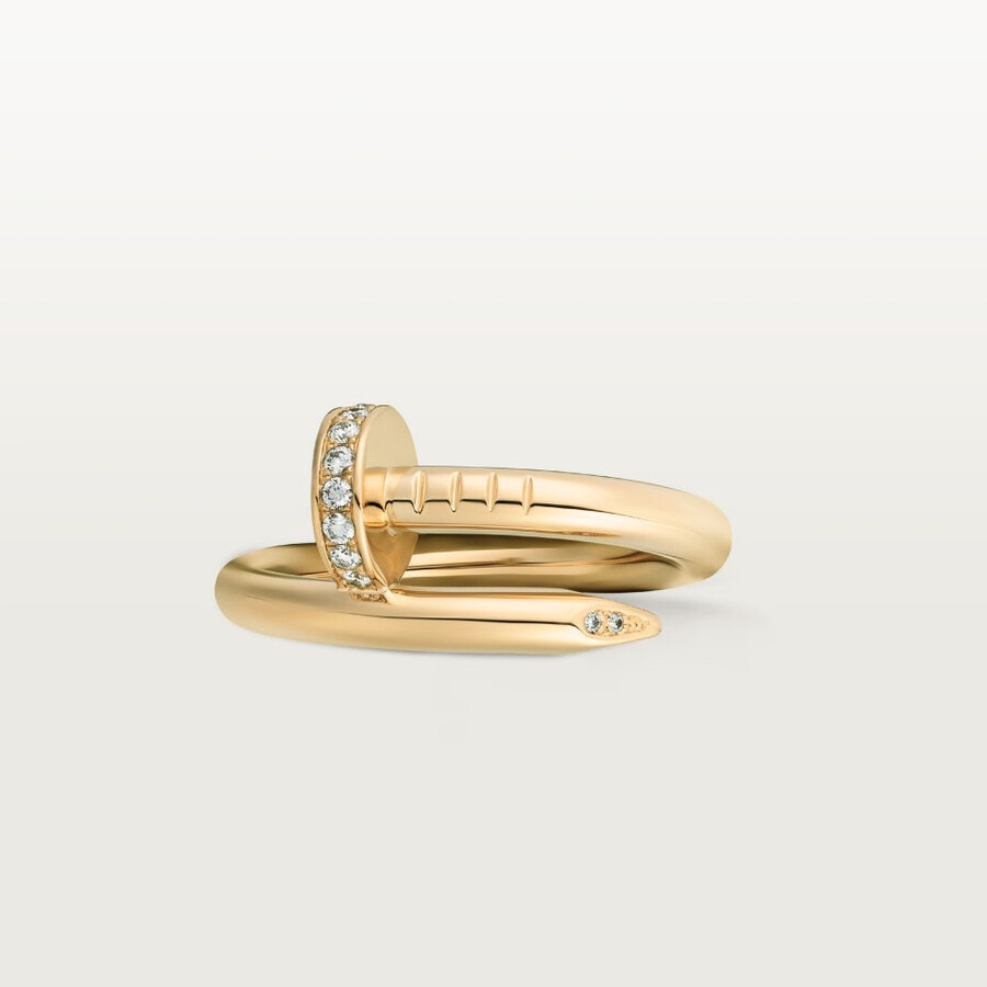 juste un clou ring classic model diamonds