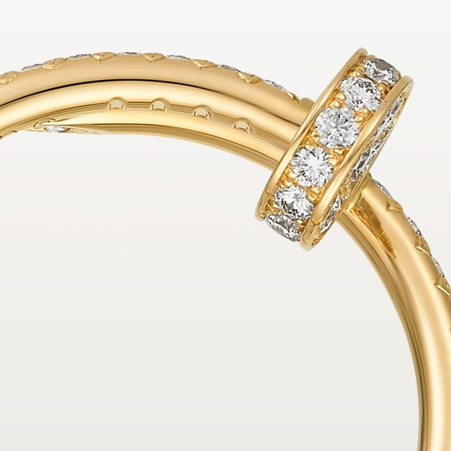 juste un clou ring small model half-paved