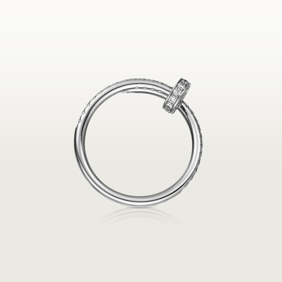 juste un clou ring small model half-paved