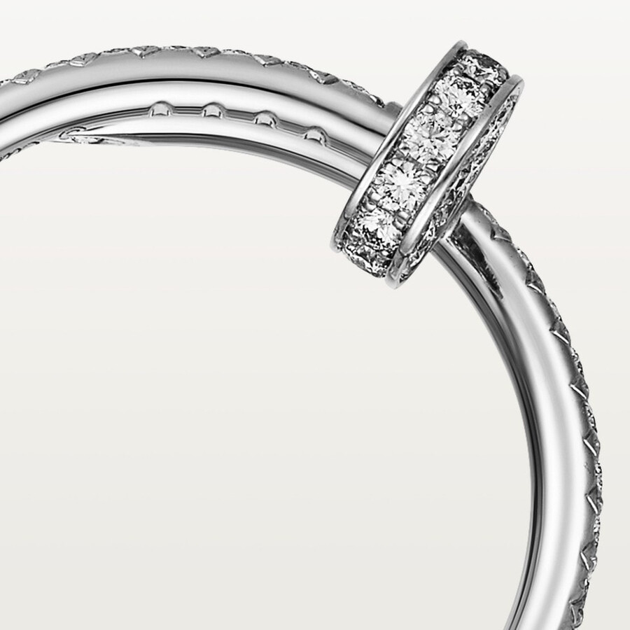 juste un clou ring small model half-paved