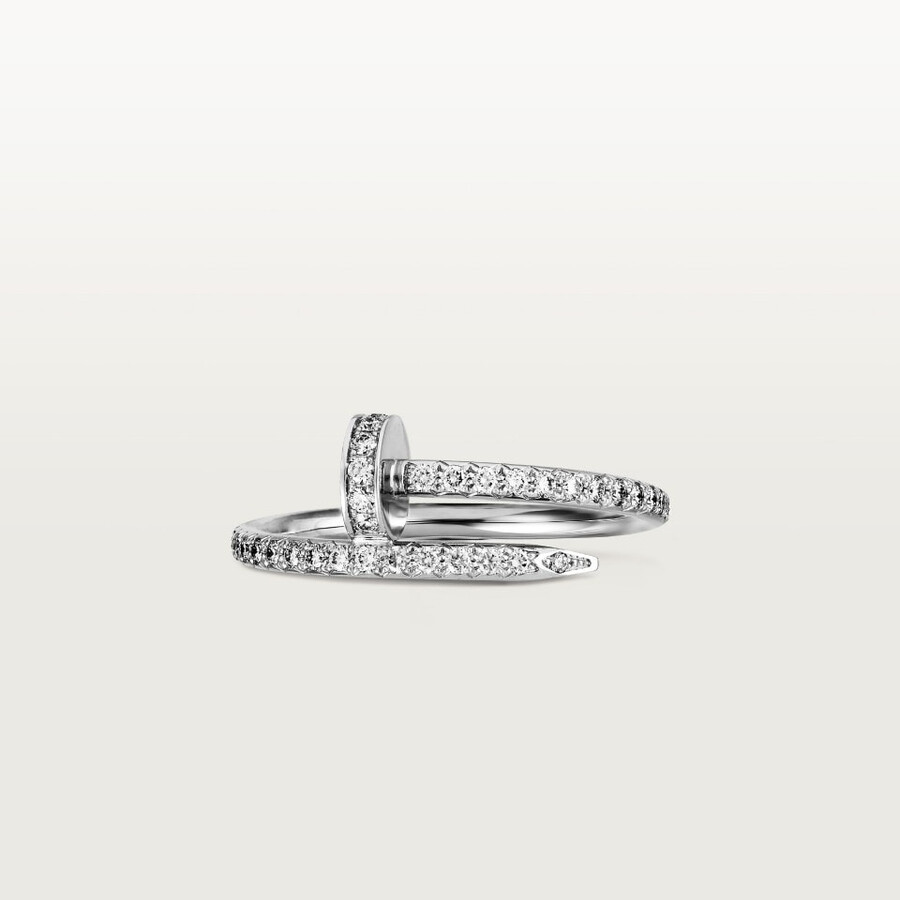 juste un clou ring small model half-paved