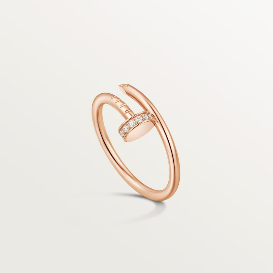 juste un clou ring small model diamonds