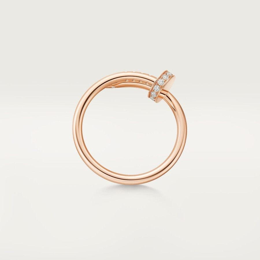 juste un clou ring small model diamonds
