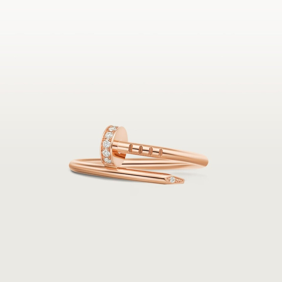 juste un clou ring small model diamonds