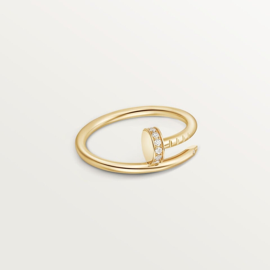 juste un clou ring small model diamonds