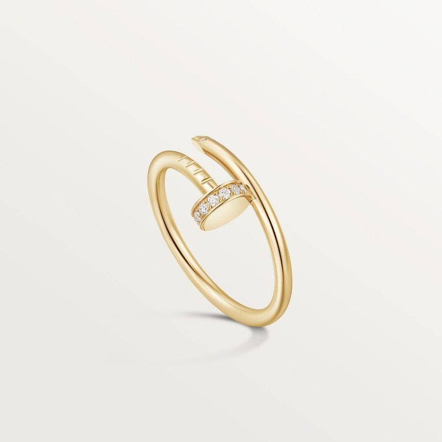 juste un clou ring small model diamonds