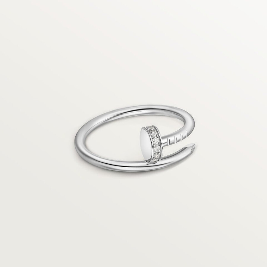 juste un clou ring small model diamonds