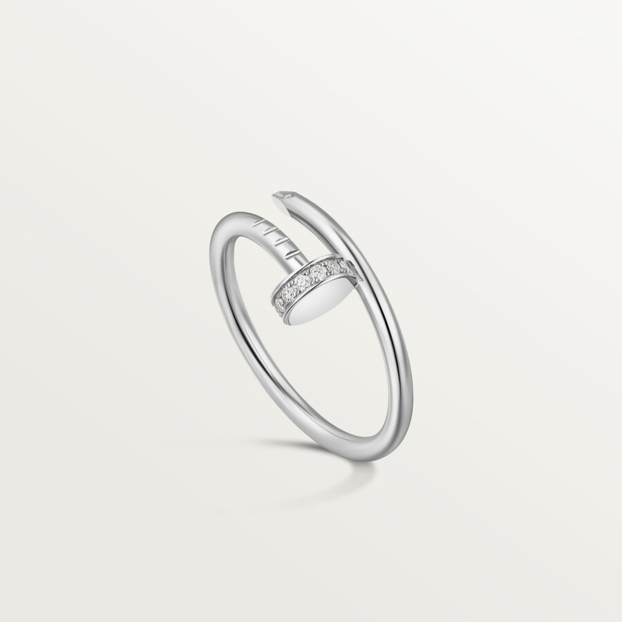 juste un clou ring small model diamonds