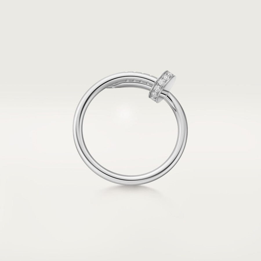 juste un clou ring small model diamonds