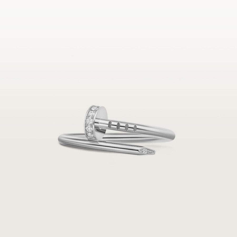 juste un clou ring small model diamonds