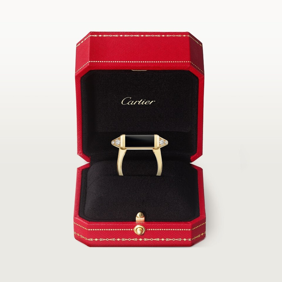 les berlingots de cartier ring semi-paved
