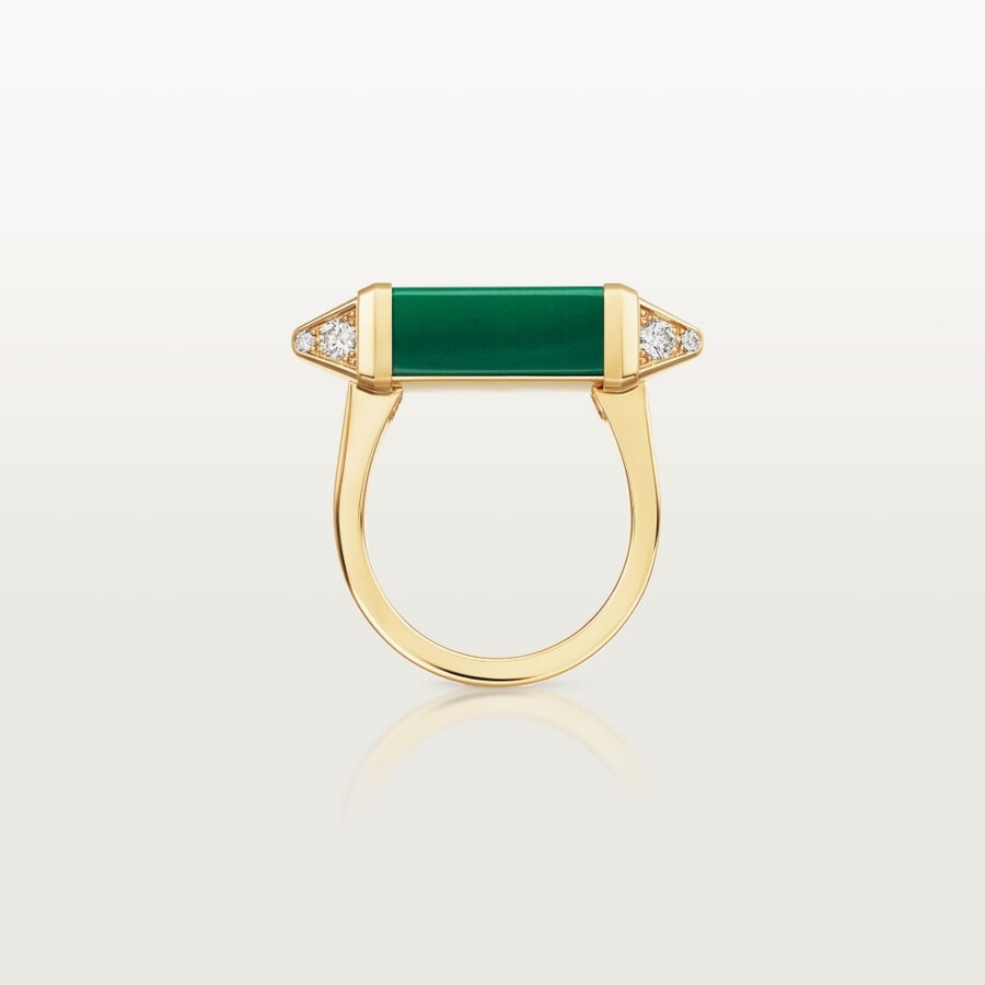 les berlingots de cartier ring semi-paved