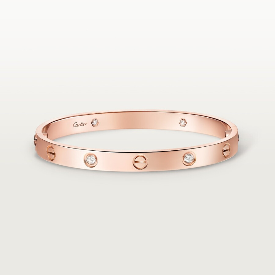 love bracelet classic model 4 diamonds