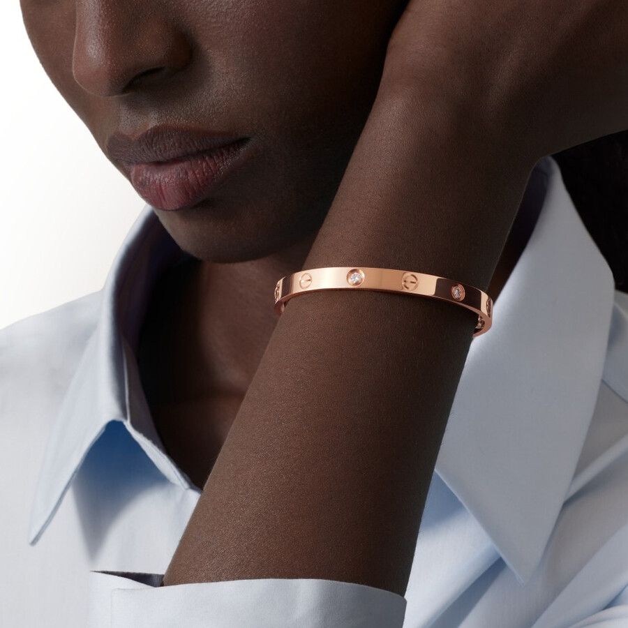 love bracelet classic model 4 diamonds