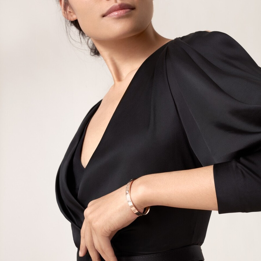 love bracelet classic model 4 diamonds