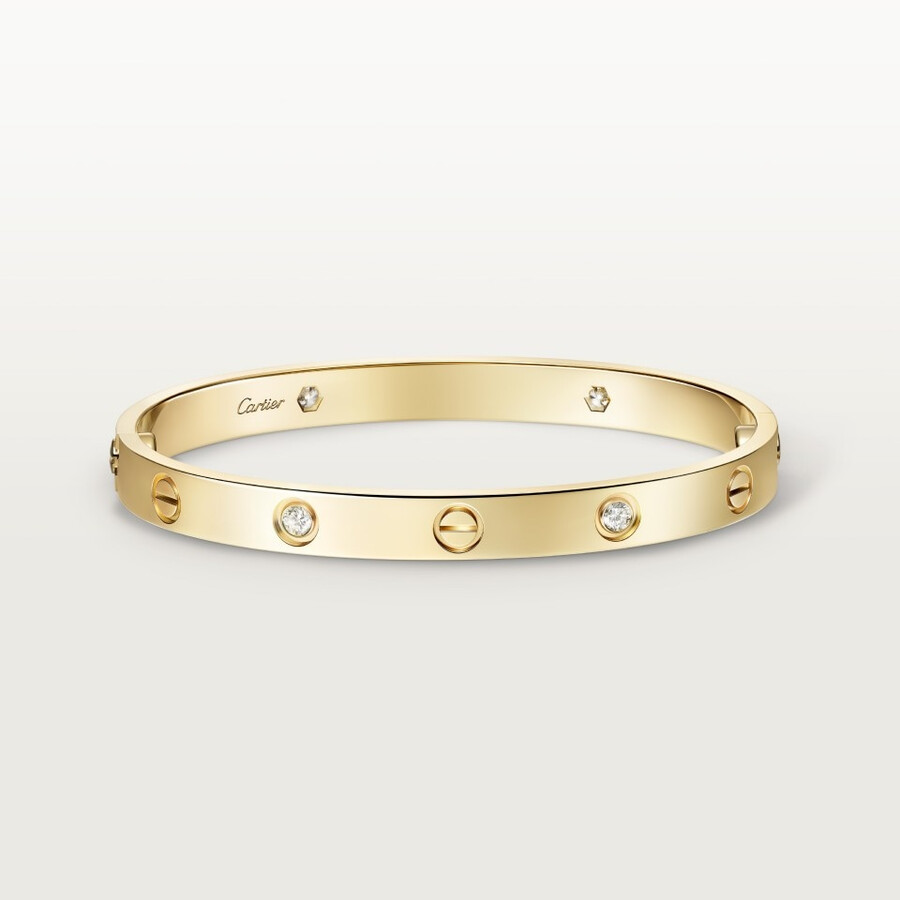 love bracelet classic model 4 diamonds