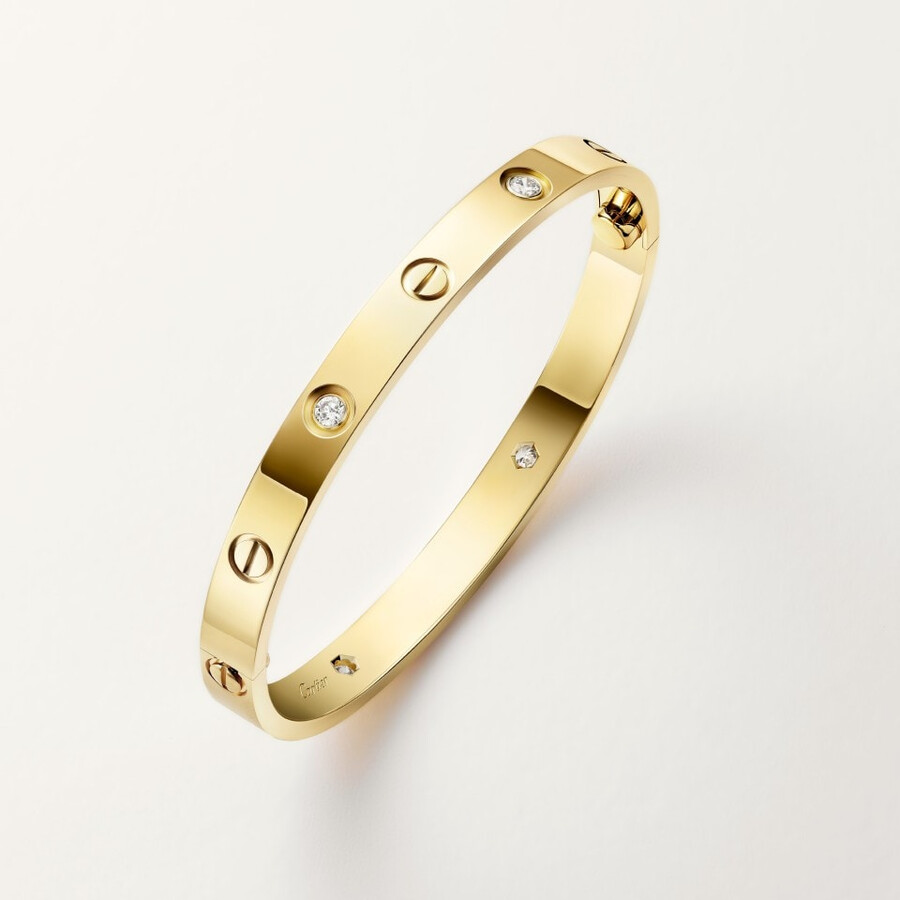 love bracelet classic model 4 diamonds