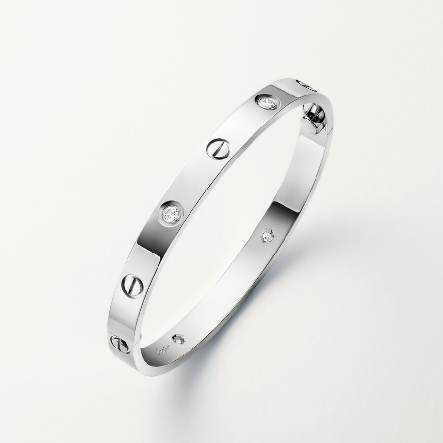 love bracelet classic model 4 diamonds