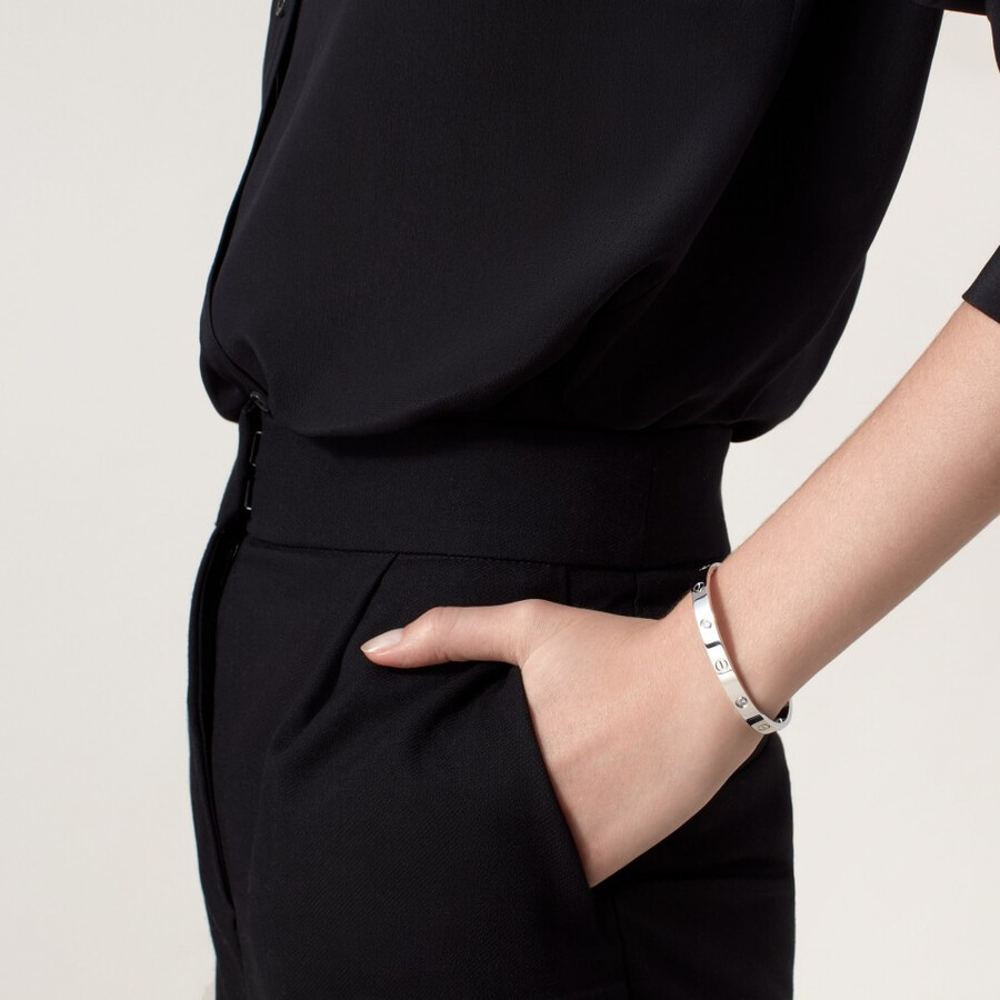 love bracelet classic model 4 diamonds