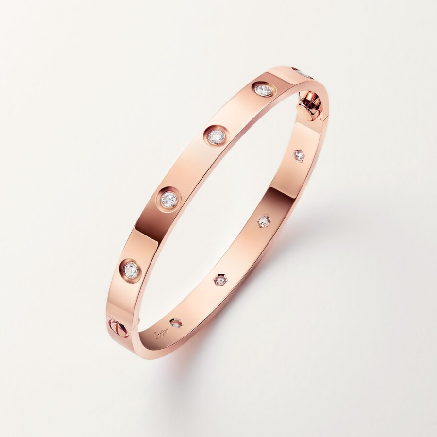 love bracelet classic model10 diamonds