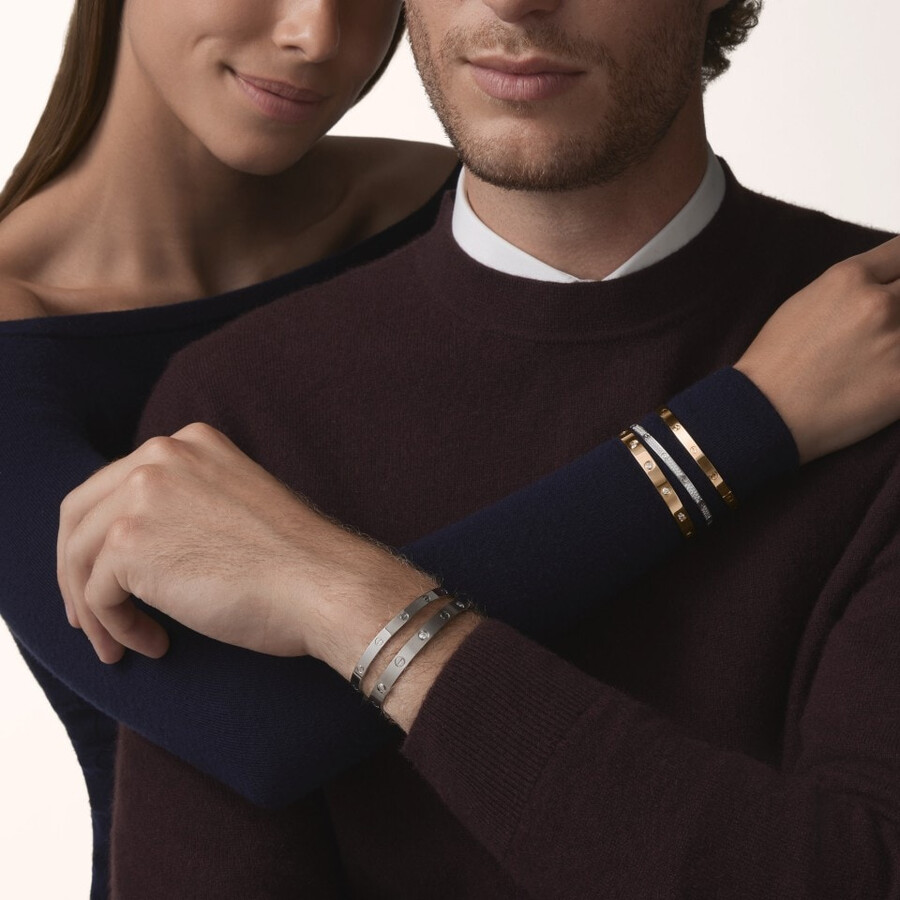 love bracelet classic model10 diamonds
