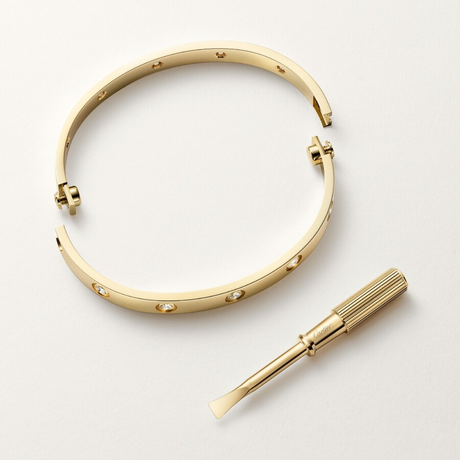 love bracelet classic model10 diamonds
