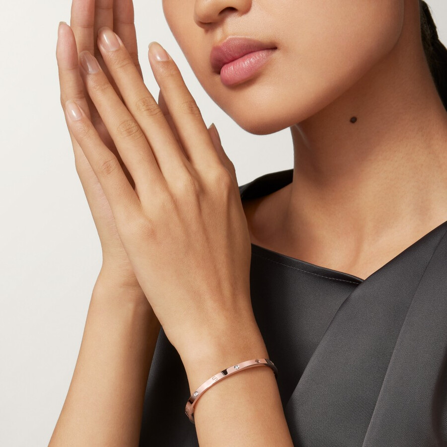 love bracelet small model 6 diamonds