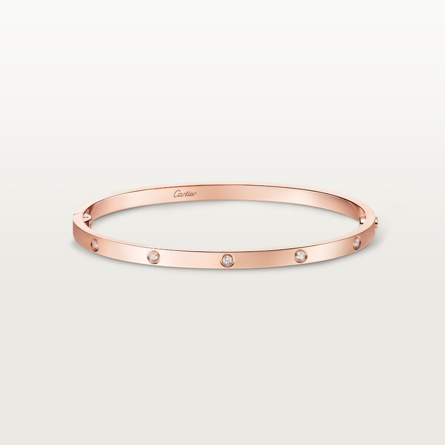 love bracelet small model 10 diamonds