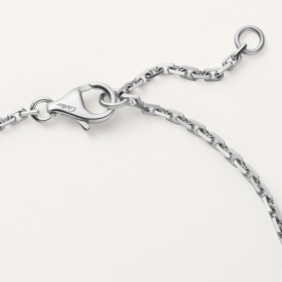 love bracelet on chain half-paved