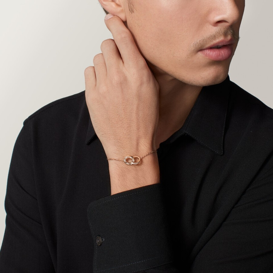 love bracelet on chain paved