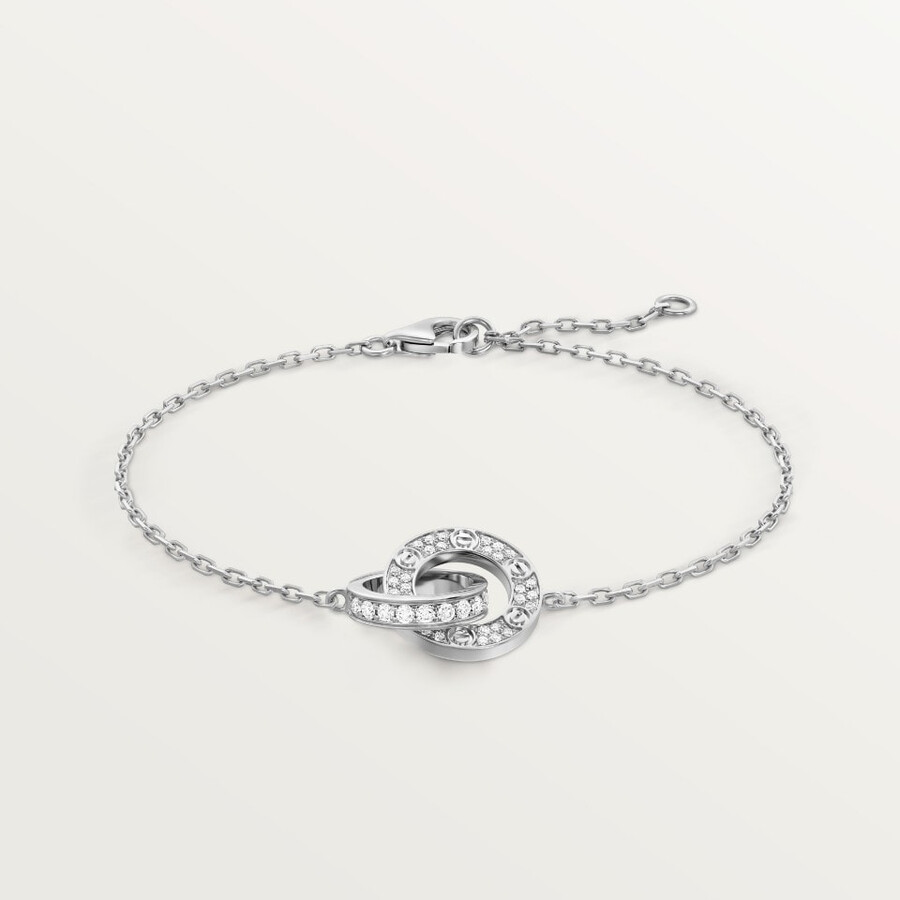 love bracelet on chain paved