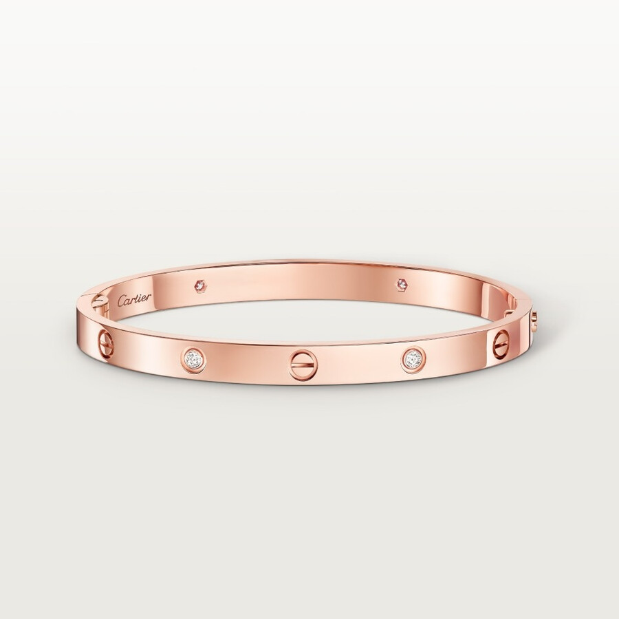 love bracelet medium model 4 diamonds