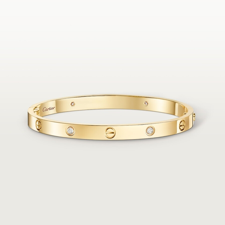 love bracelet medium model 4 diamonds