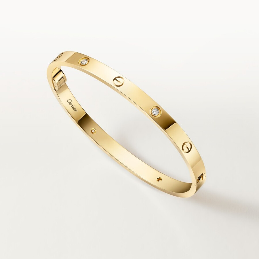 love bracelet medium model 4 diamonds