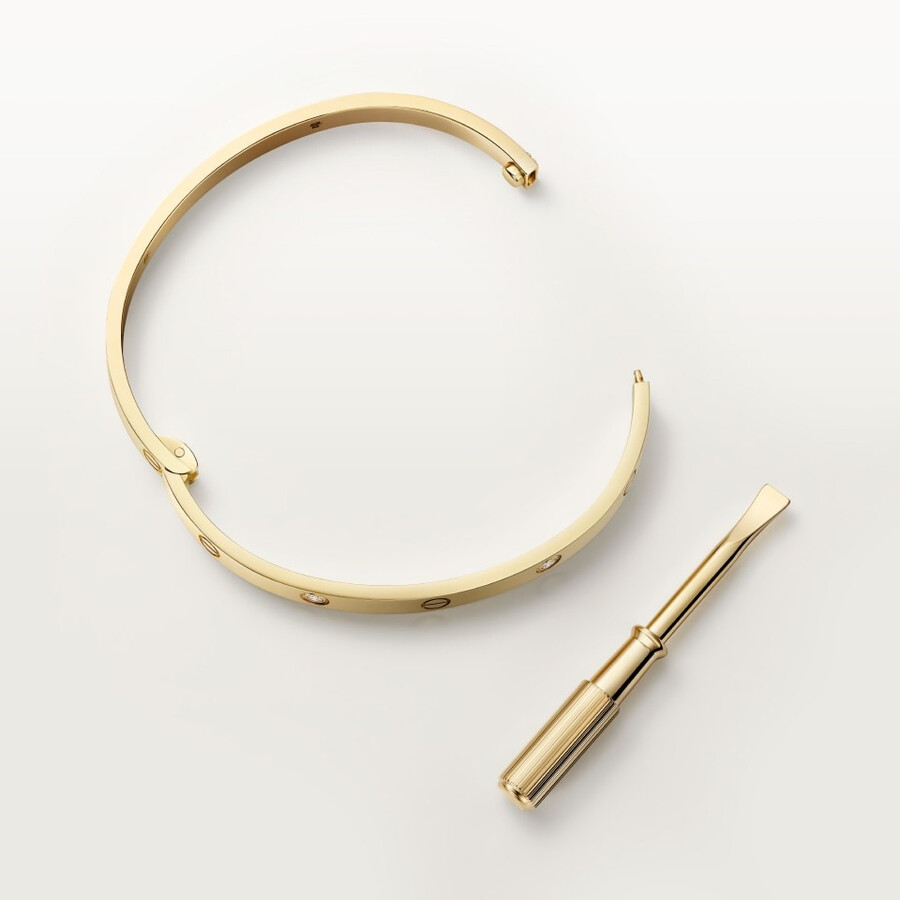 love bracelet medium model 4 diamonds