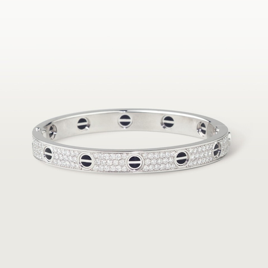 love bracelet classic model paved ceramic
