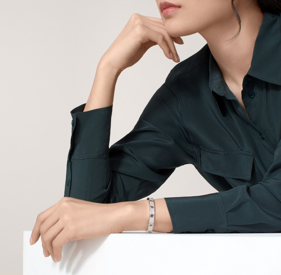 love bracelet classic model paved ceramic