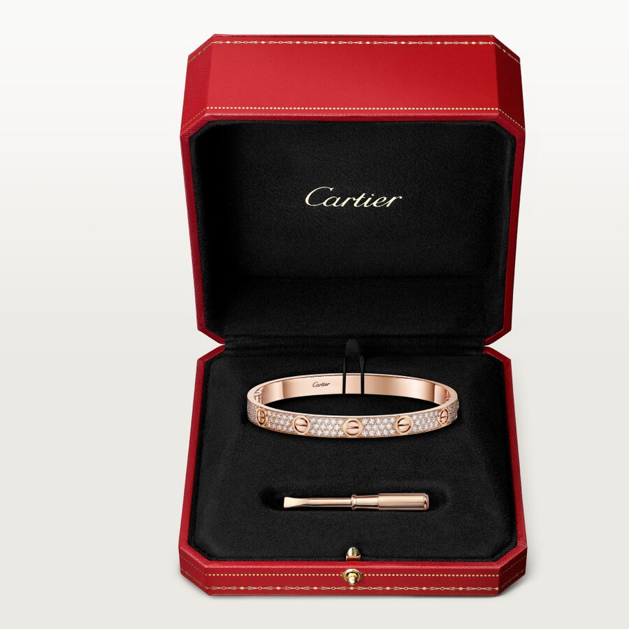 love bracelet classic model paved