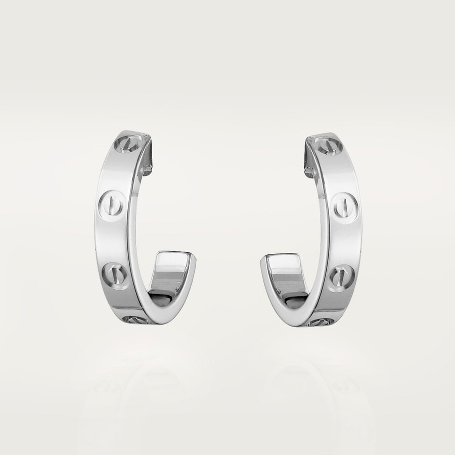 love hoop earrings small model