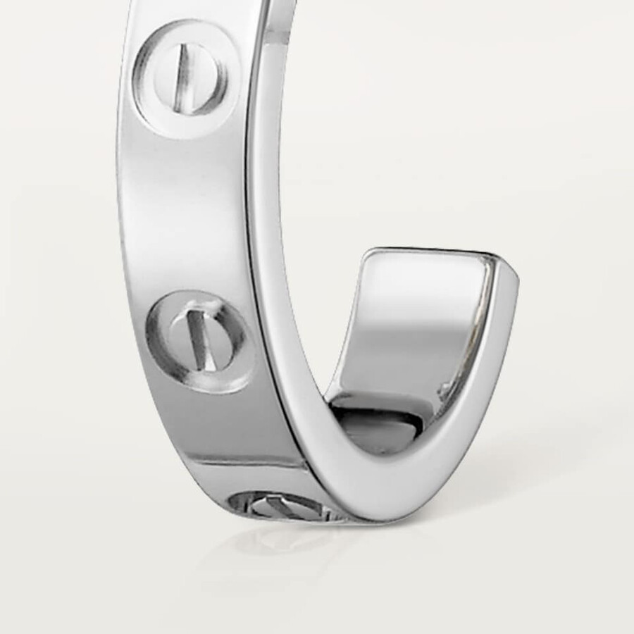 love hoop earrings small model