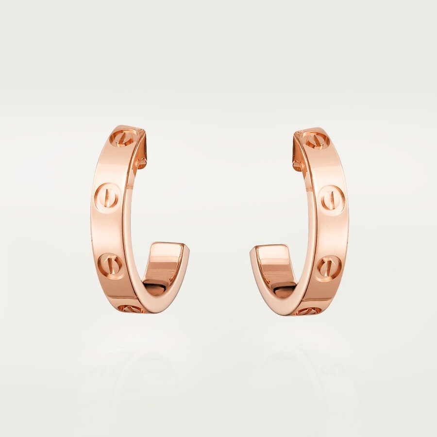 love hoop earrings small model