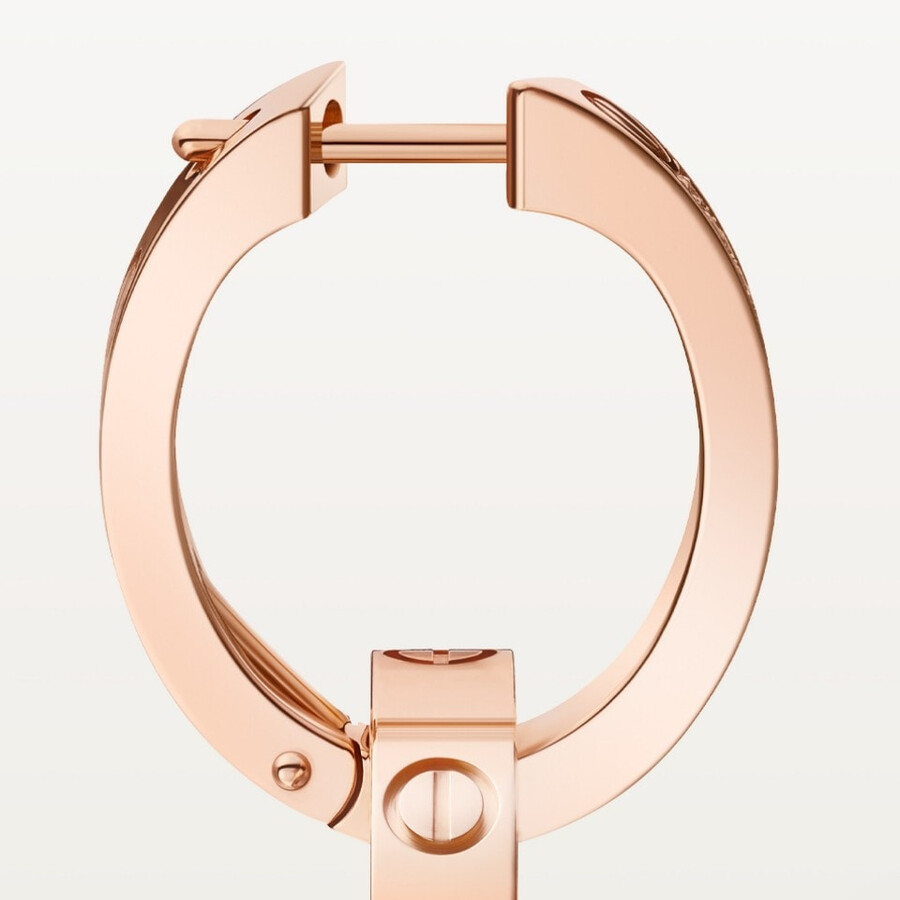 love earrings multiwear half-paved