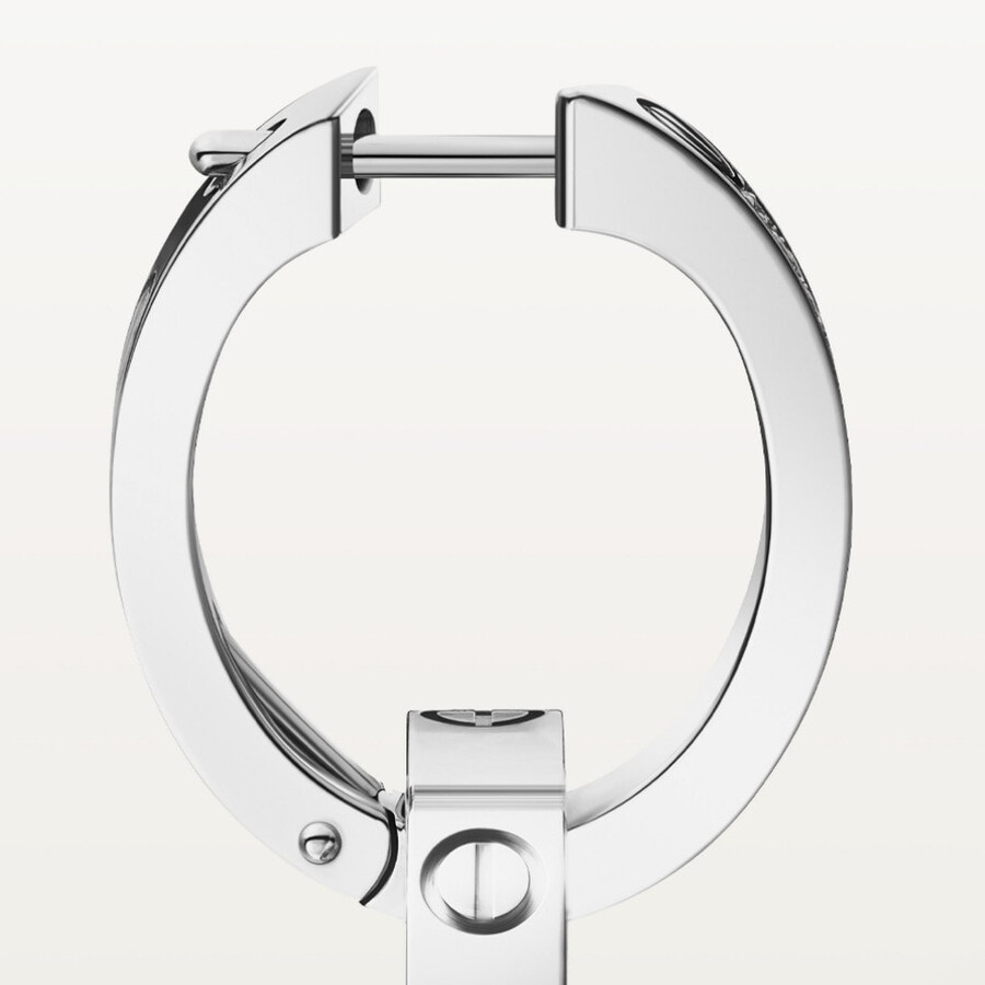 love earrings multiwear half-paved