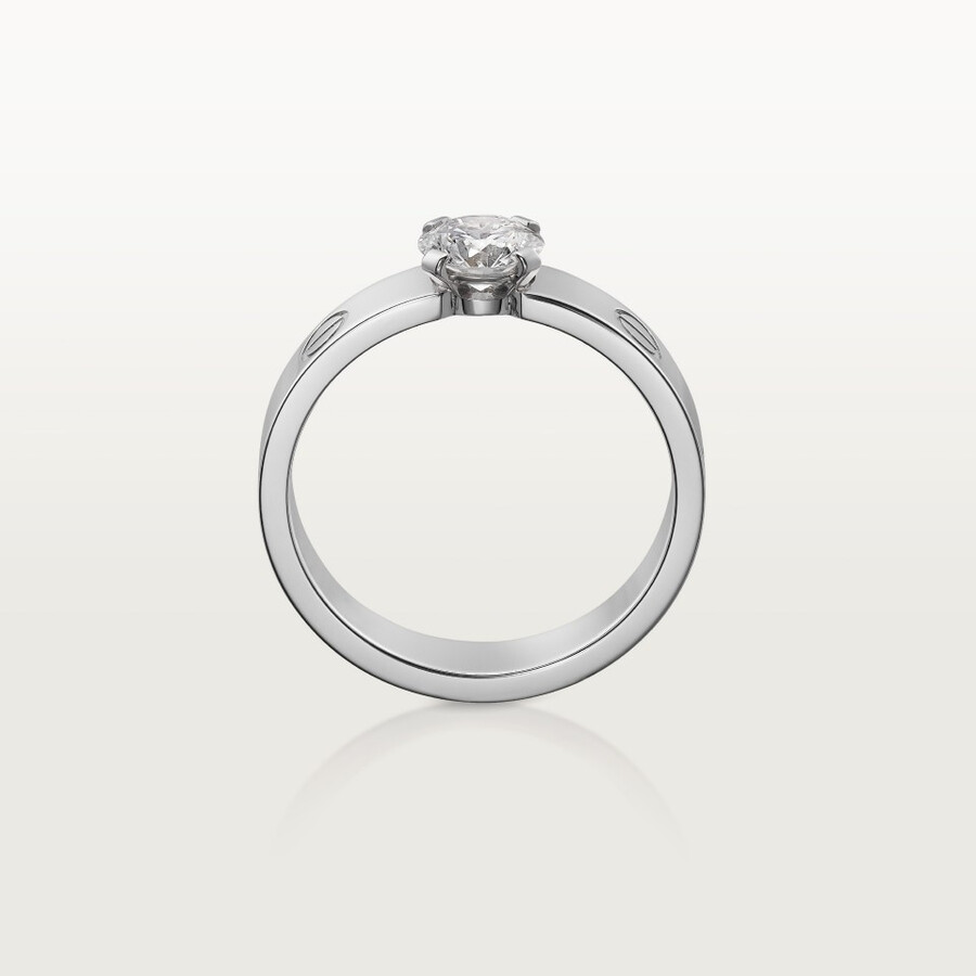 love solitaire brilliant-cut diamond