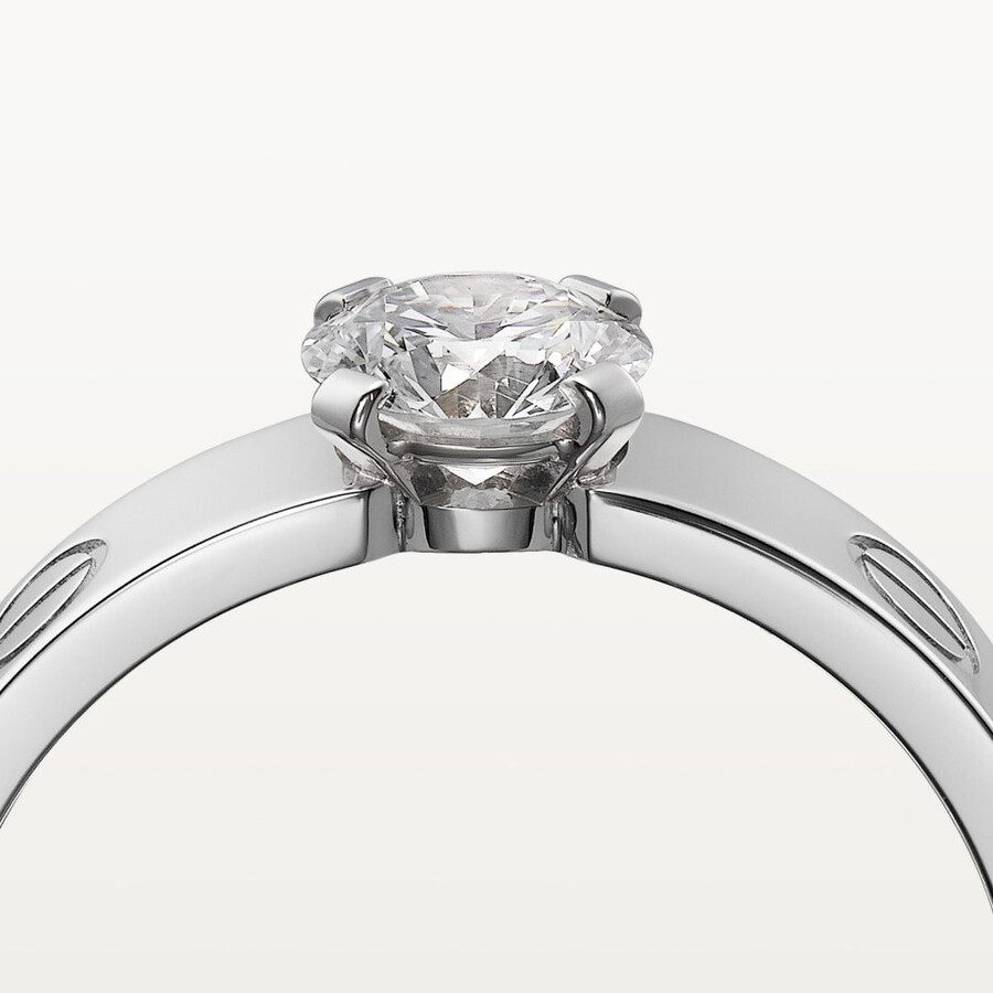 love solitaire brilliant-cut diamond
