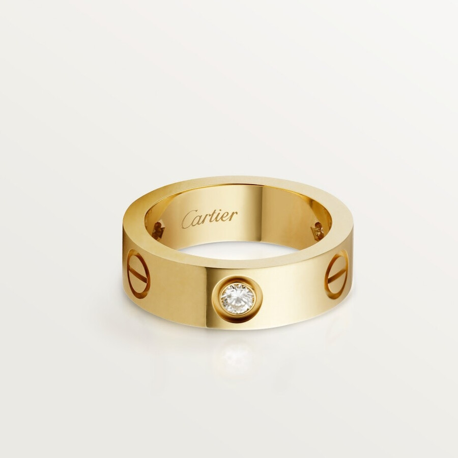 love ring classic model 3 diamonds