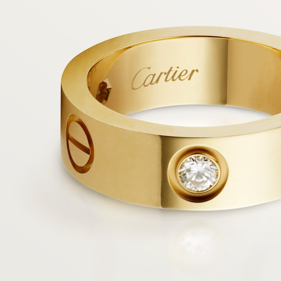 love ring classic model 3 diamonds